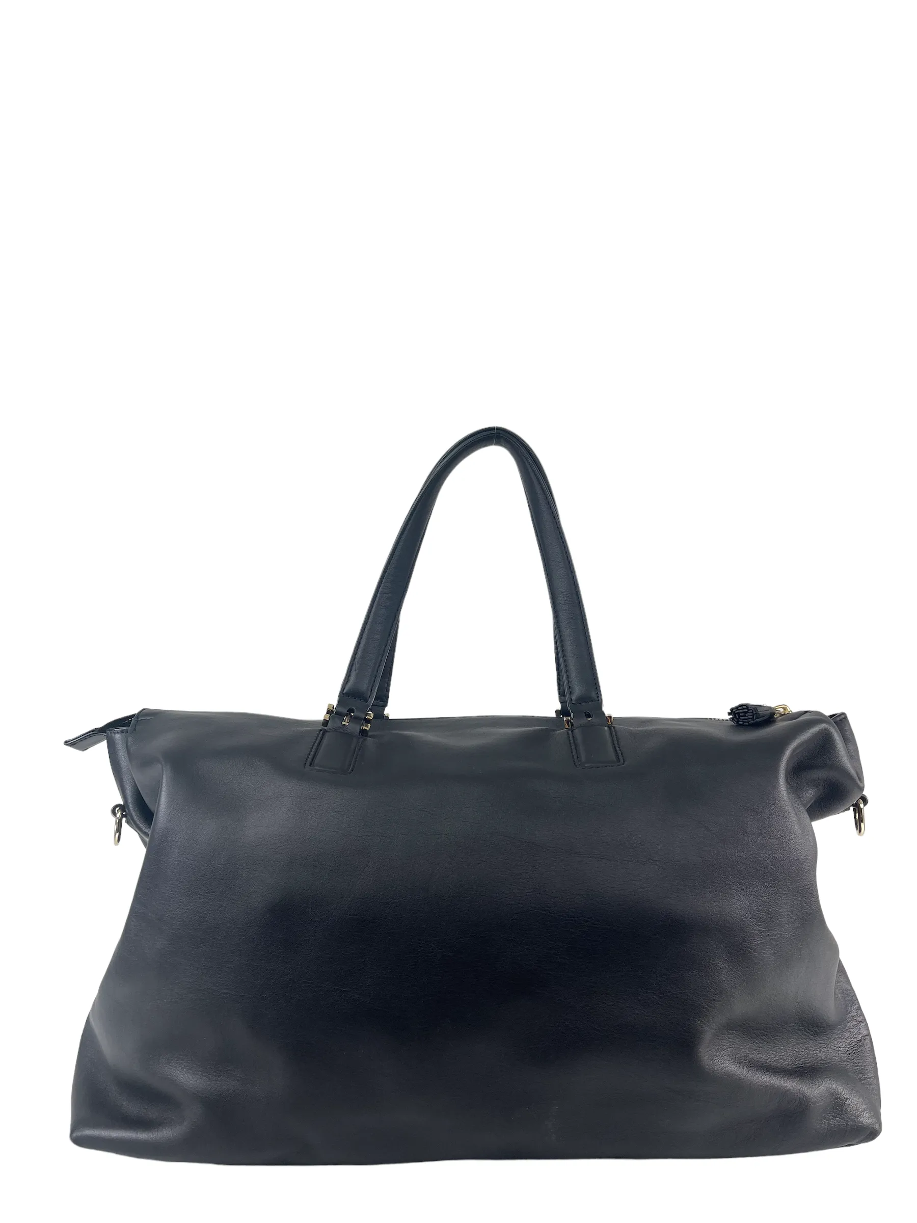 Anya Hindmarch Black Leather Tote