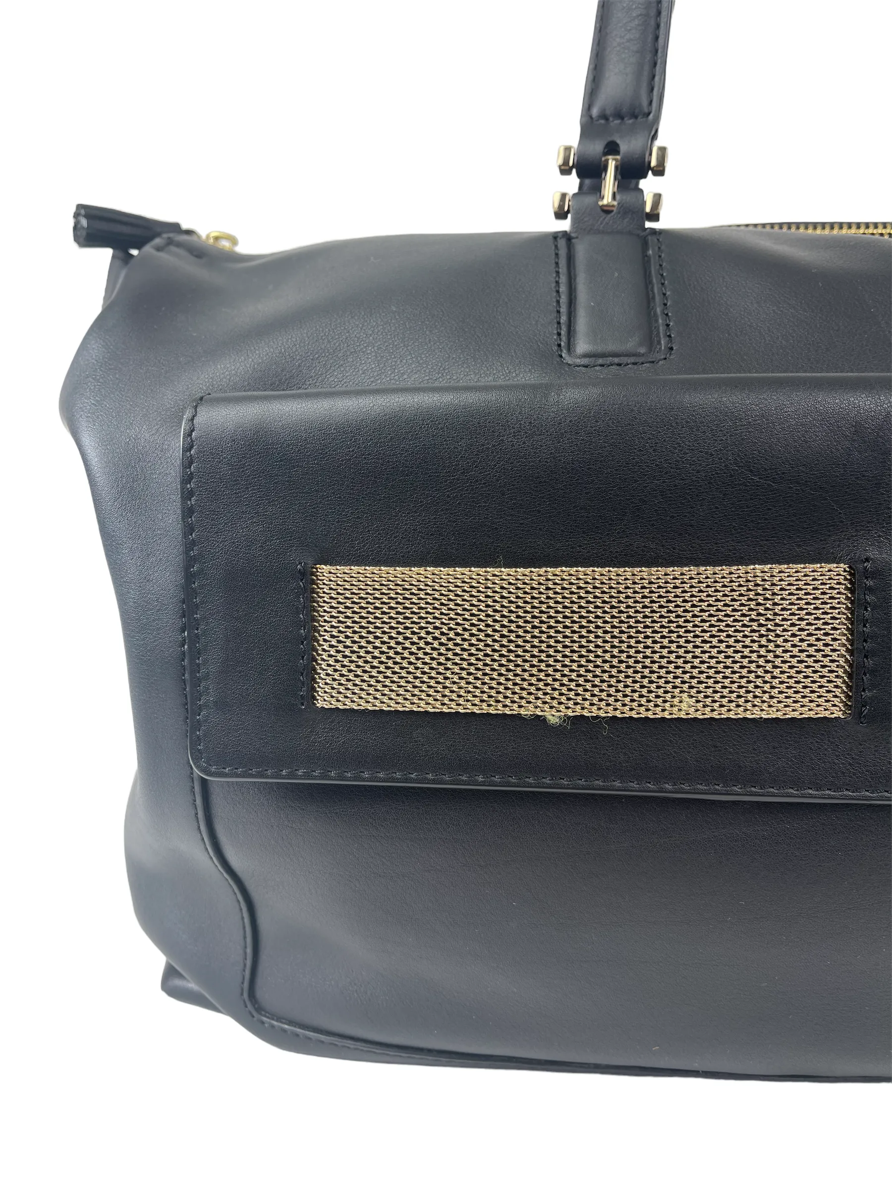 Anya Hindmarch Black Leather Tote