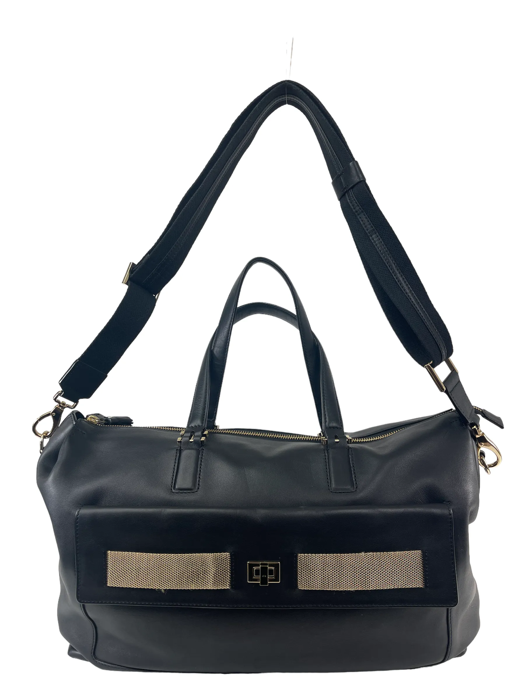 Anya Hindmarch Black Leather Tote