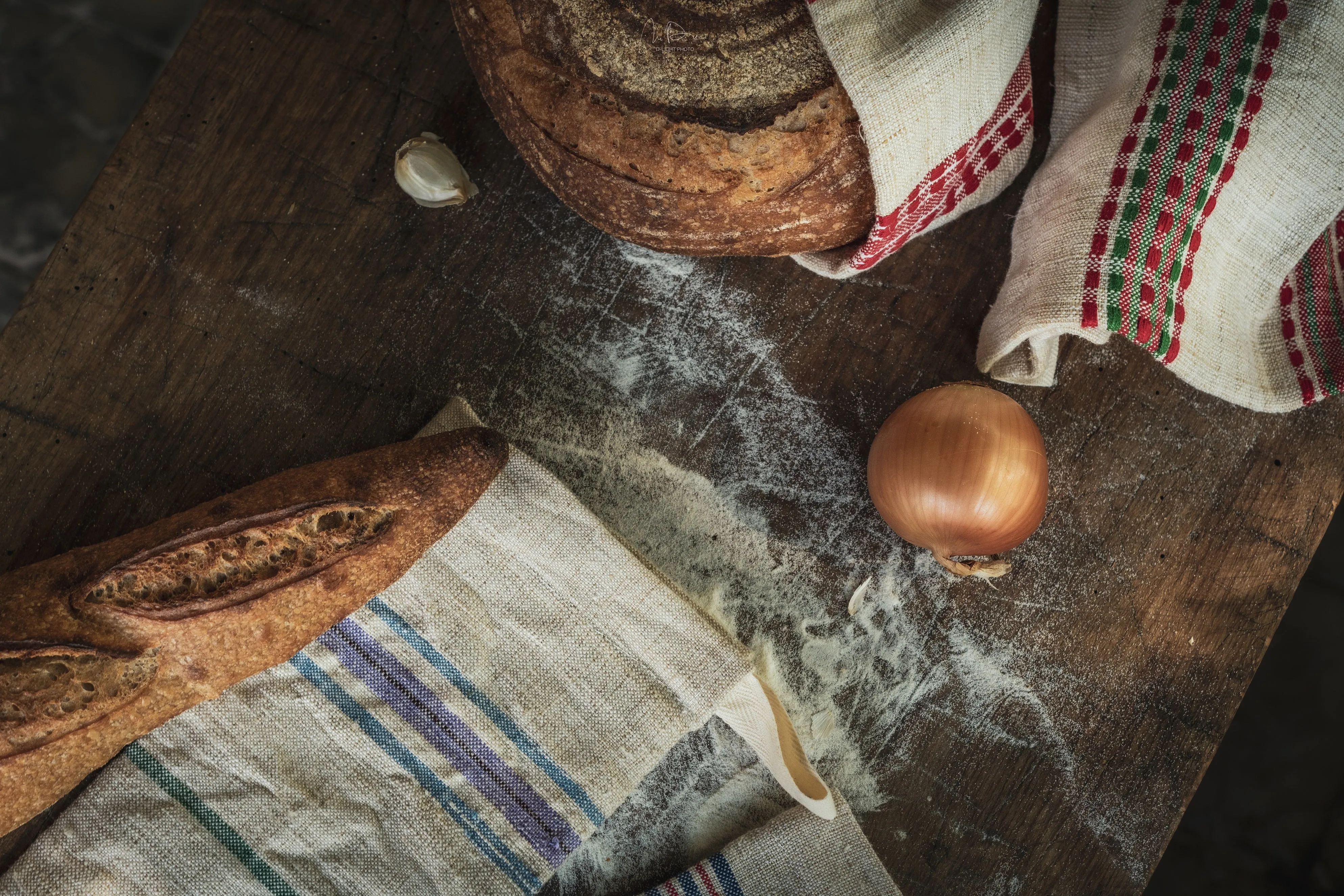 Bag: Handwoven antique and vintage hemp bread bags- BG226