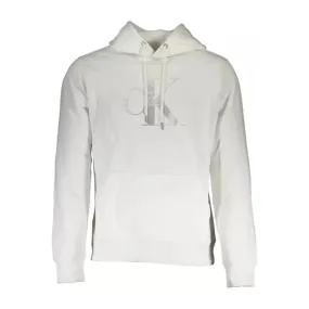 Calvin Klein White Cotton Men Sweater