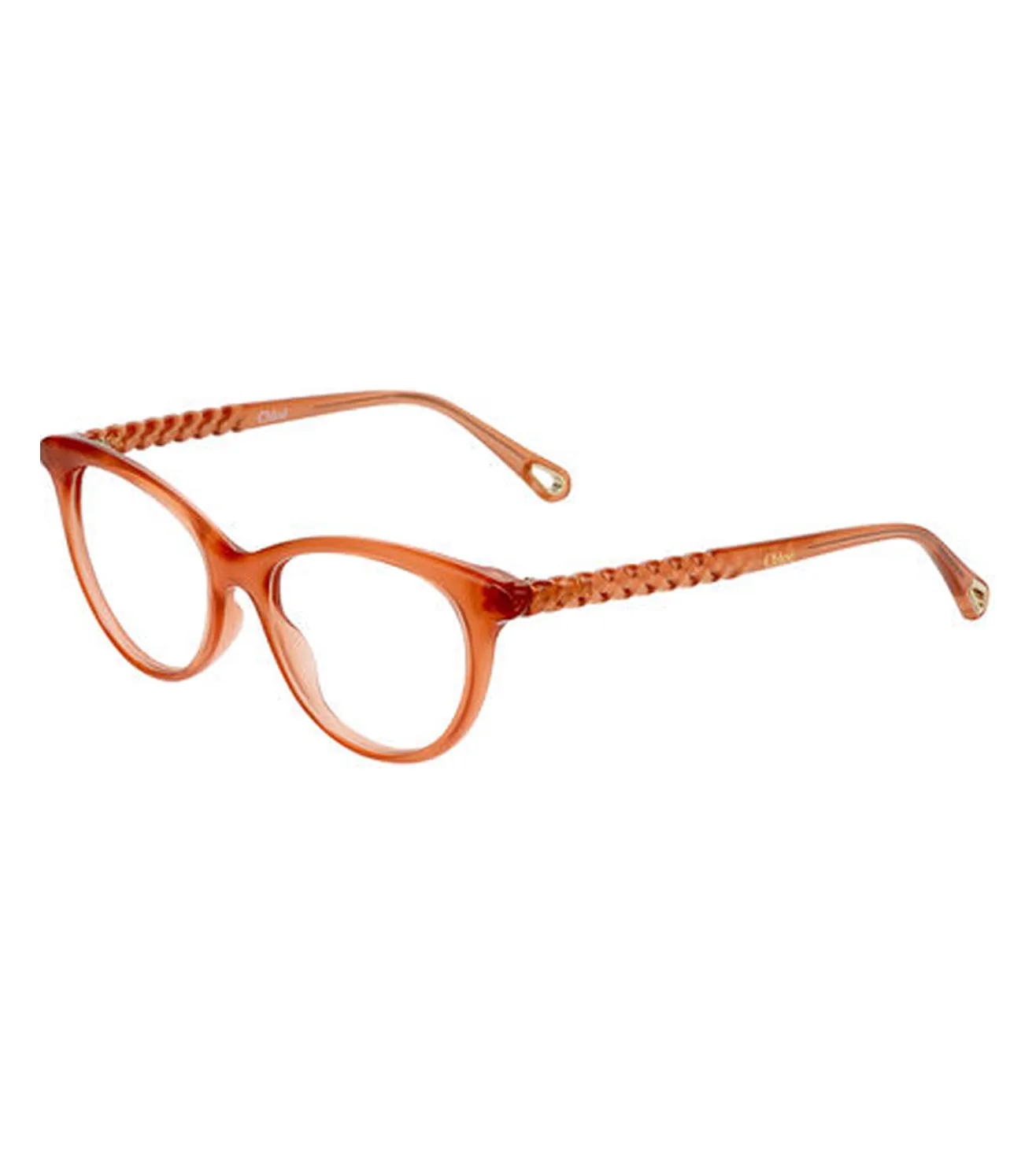 Chloe Women's Orange Cat Eye Optical Frame