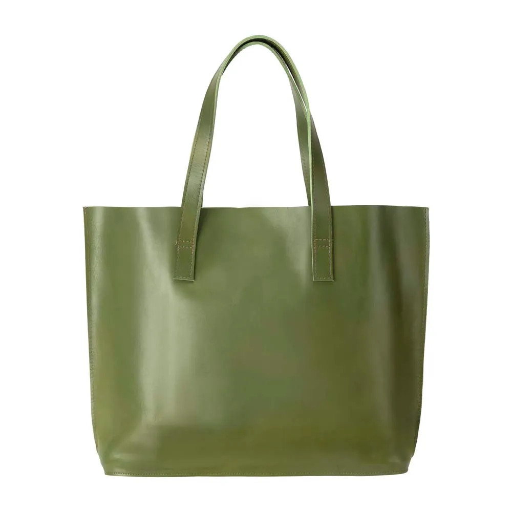 Handmade Leather Tote Bag | Apple