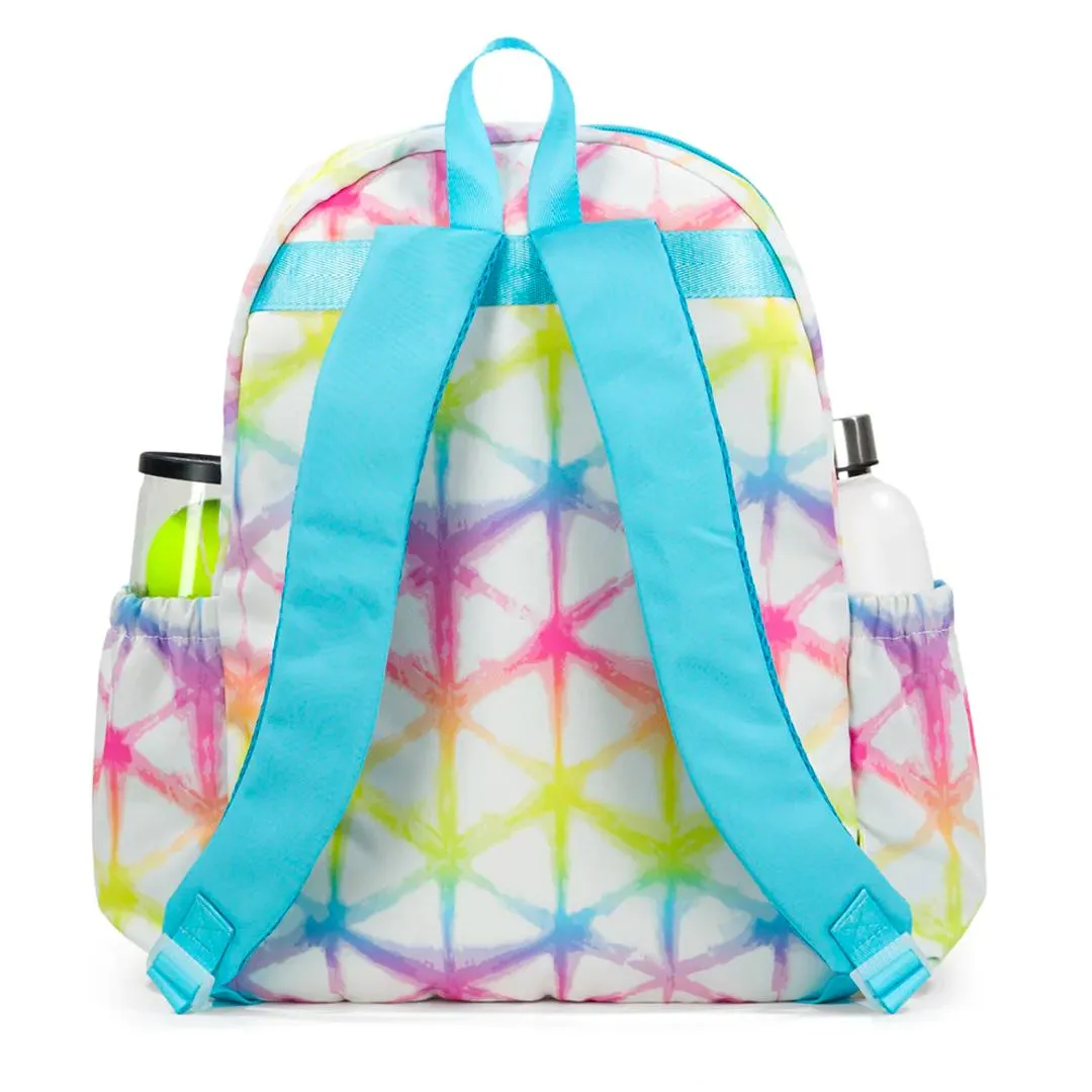 Junior's Love Tennis Backpack Rainbow Shibori