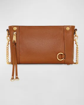 Mab Mini Zip Leather Crossbody Bag