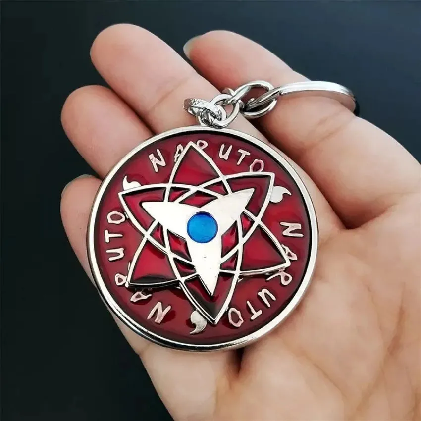 Naruto Anime | Sharingan Spinning Model B | Metal Keychain