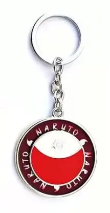 Naruto Anime | Uchiha Logo Spinning | Metal Keychain