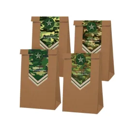 Paper Party Bag | Camo | 12 Pcs