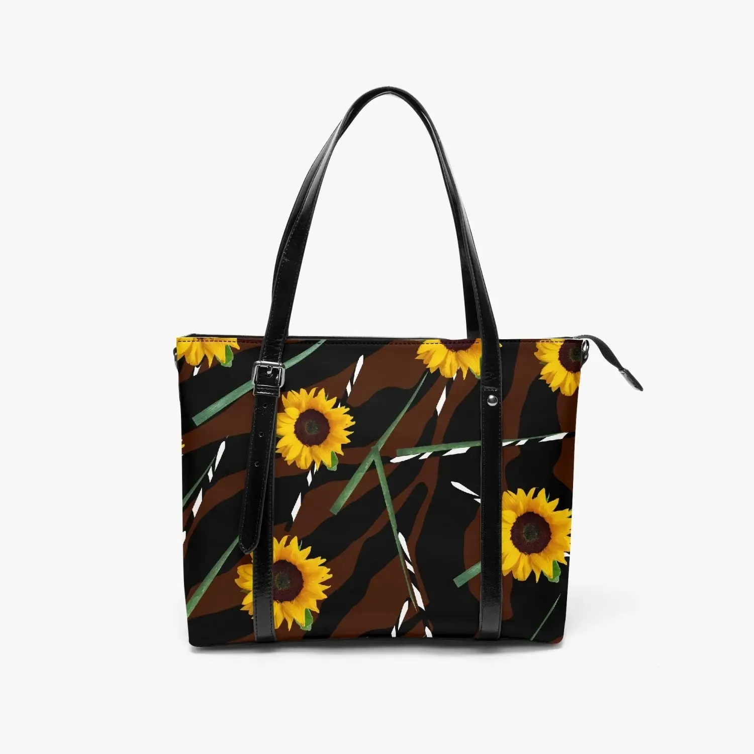 Sunflower Wild Stripe-around Women's Purse Tote Bag