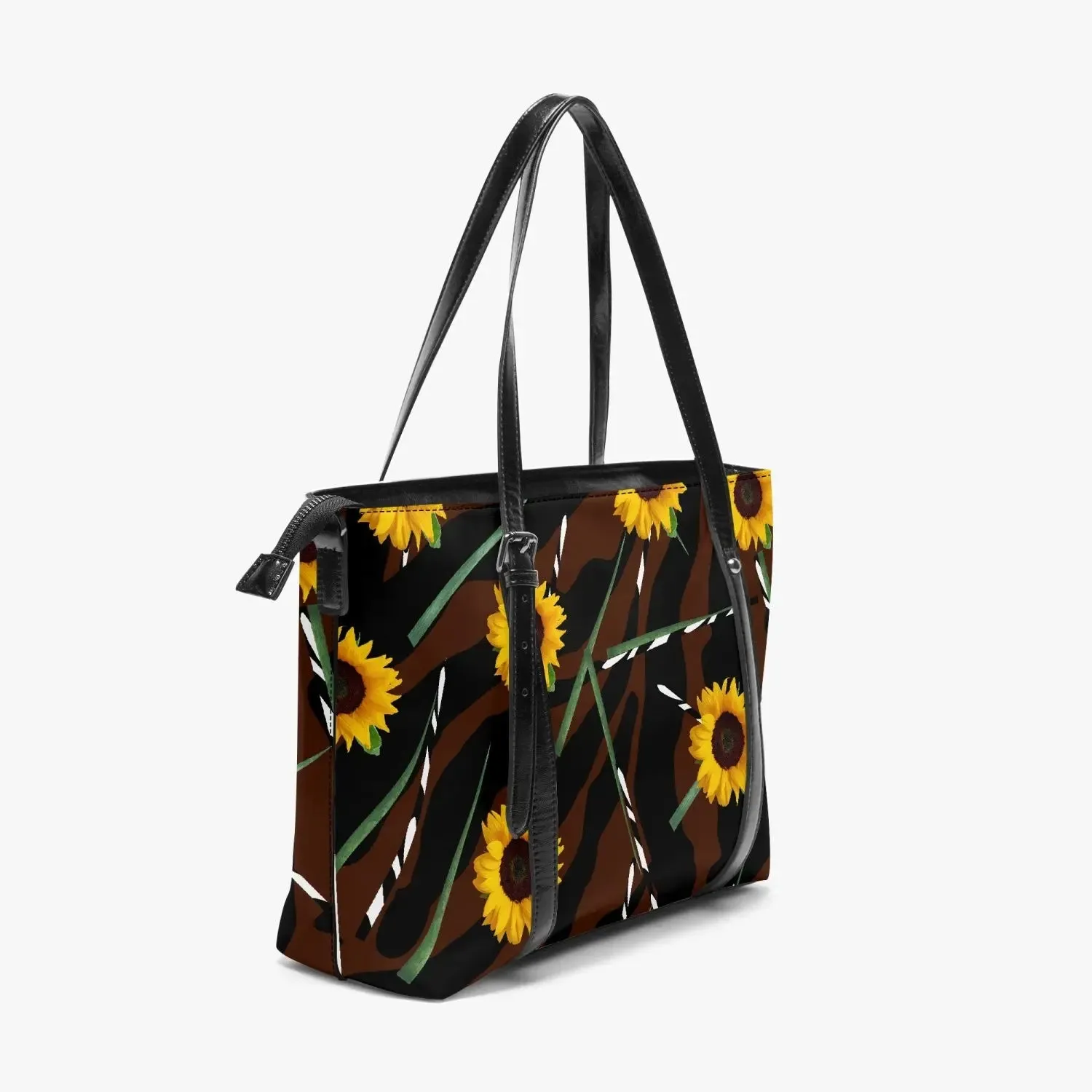 Sunflower Wild Stripe-around Women's Purse Tote Bag