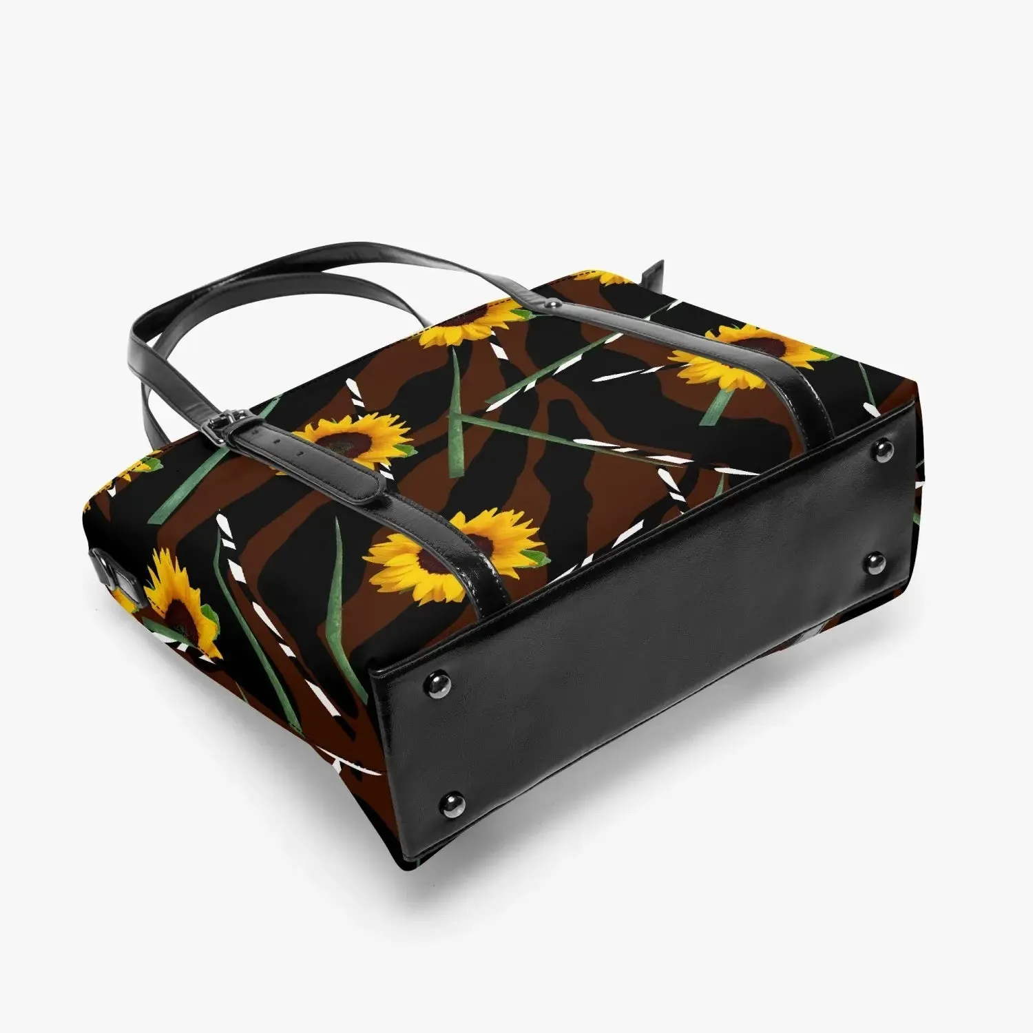 Sunflower Wild Stripe-around Women's Purse Tote Bag