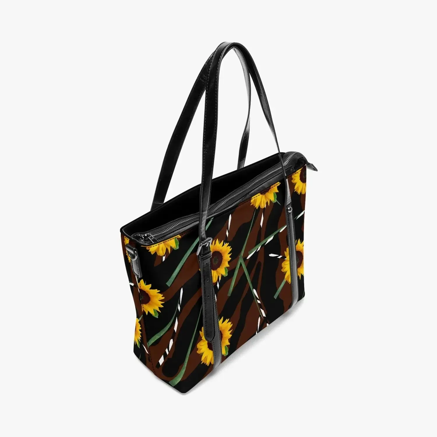 Sunflower Wild Stripe-around Women's Purse Tote Bag